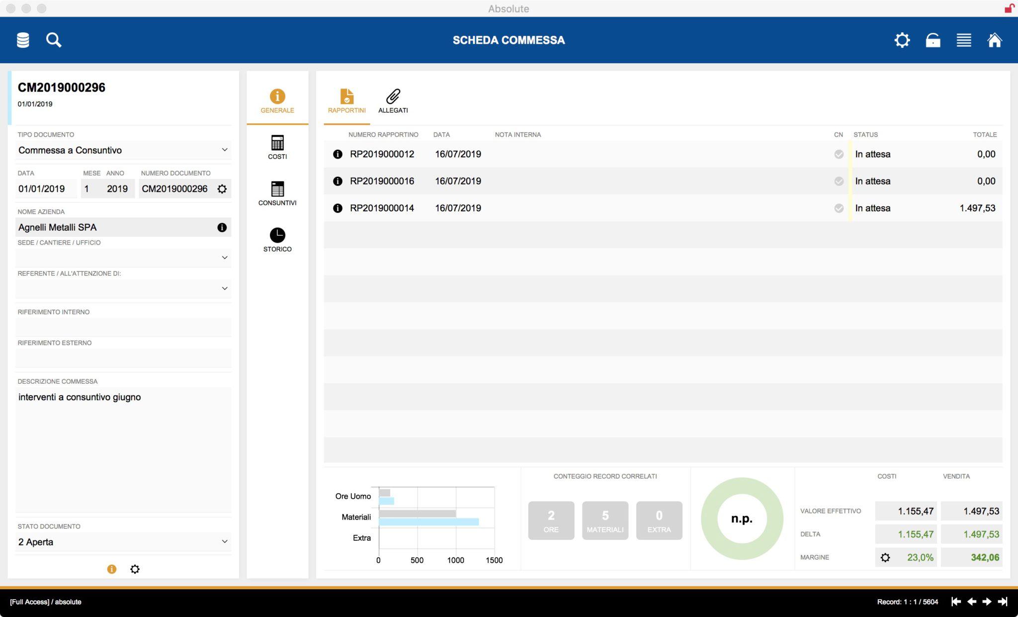 Activity and Services Management